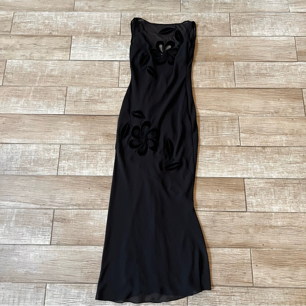 Another girl verena velvet detail dress